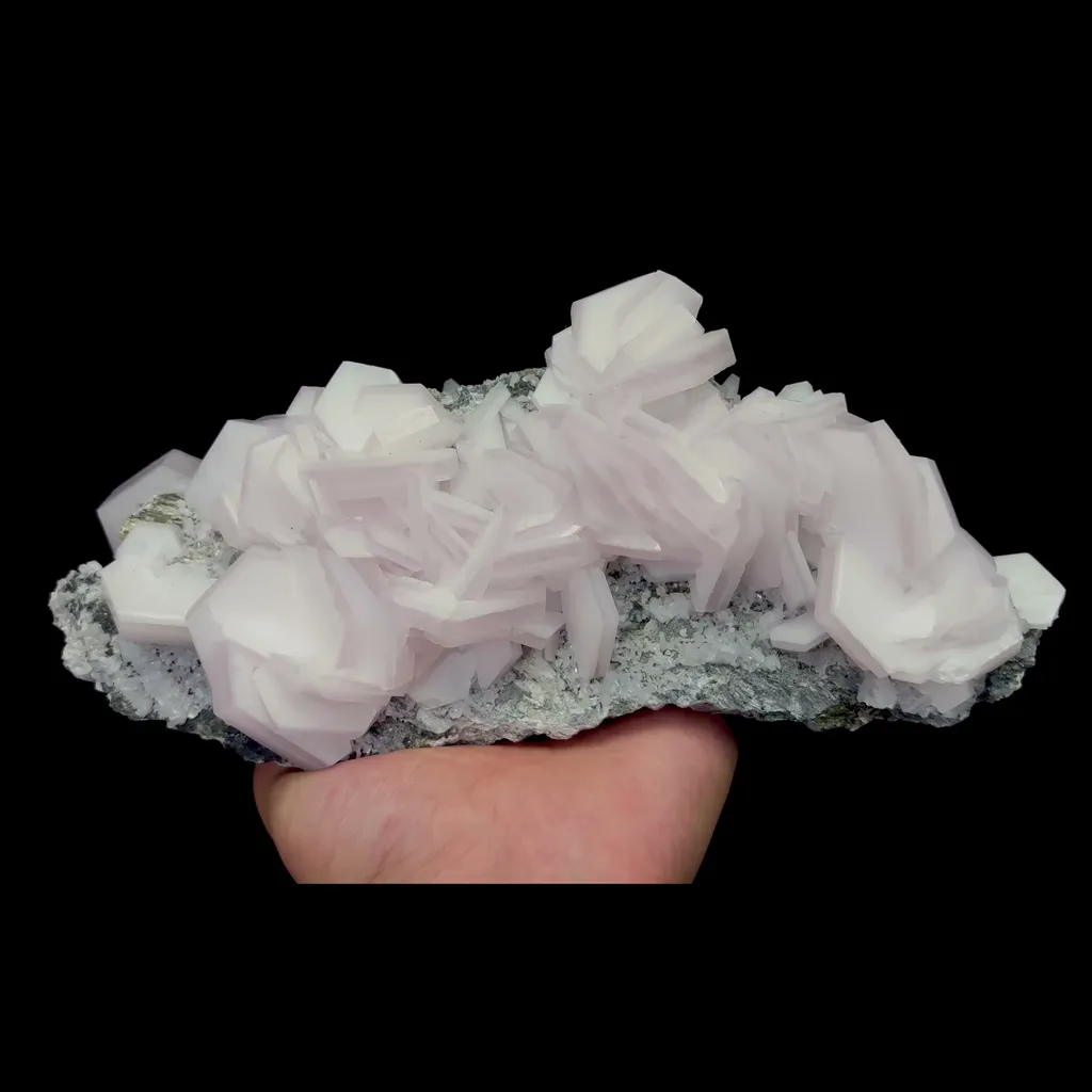 Natural Pink Flaky Calcite Mineral Specimen,High Quality Specimen,FUJIAN,CHINA(230*80*65mm) image