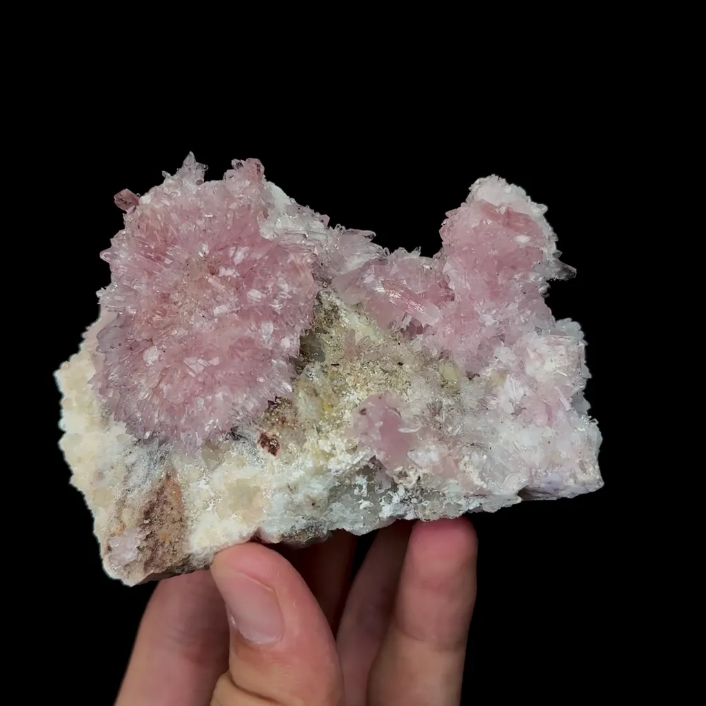 Natural Pink Gypsum Mineral Specimen,High Quality Specimen,GUIZHOU,CHINA(95*55*55mm) image