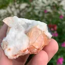 Natural Pink Katlang Topaz on Matrix with Quartz and Black Tourmaline Specimen from Pakistan - image 4