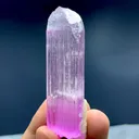Natural Pink Kunzite Crystal – V-Shaped Termination, Blue Tourmaline, Albite 14g - image 3