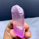 Natural Pink Kunzite Crystal – V-Shaped Termination, Blue Tourmaline, Albite 14g - image 5