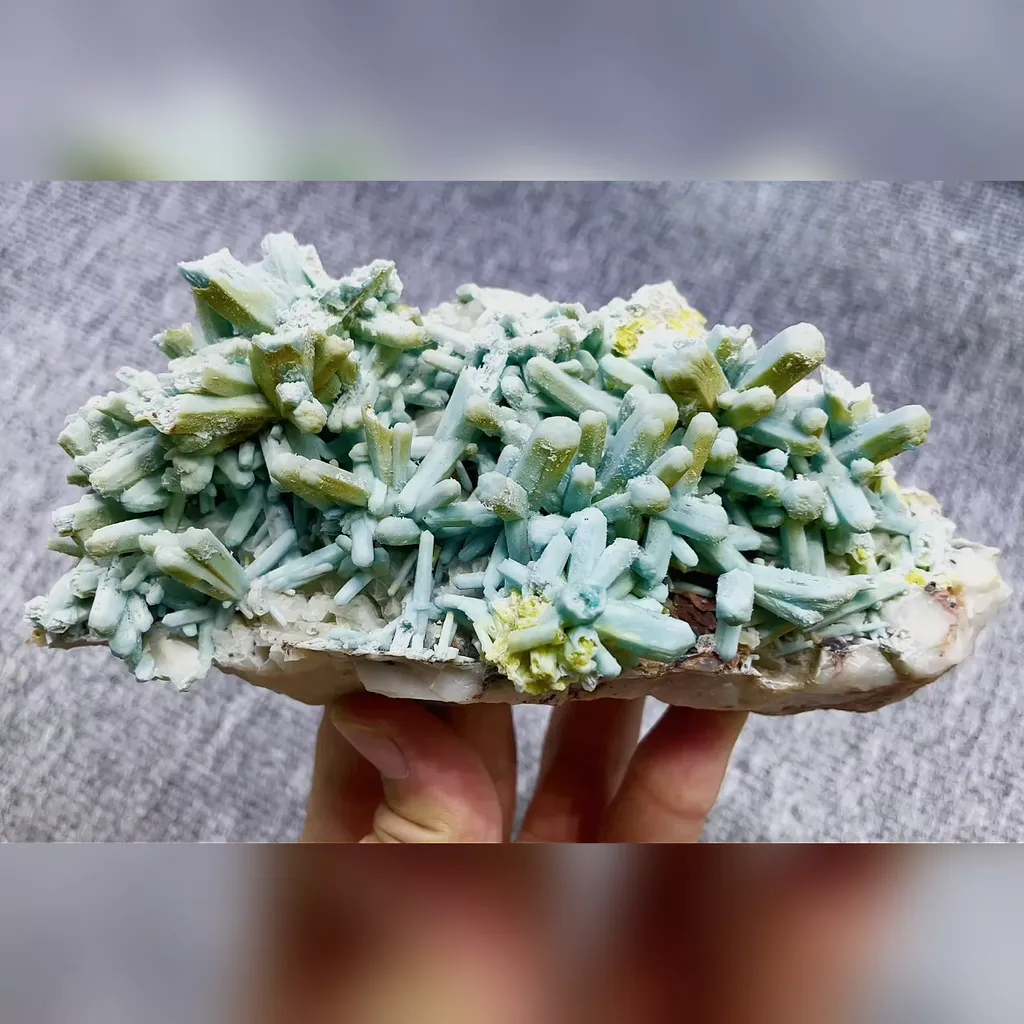 Natural Plumbogummite comes from Guangxi,China 160*75*50MM - image 5