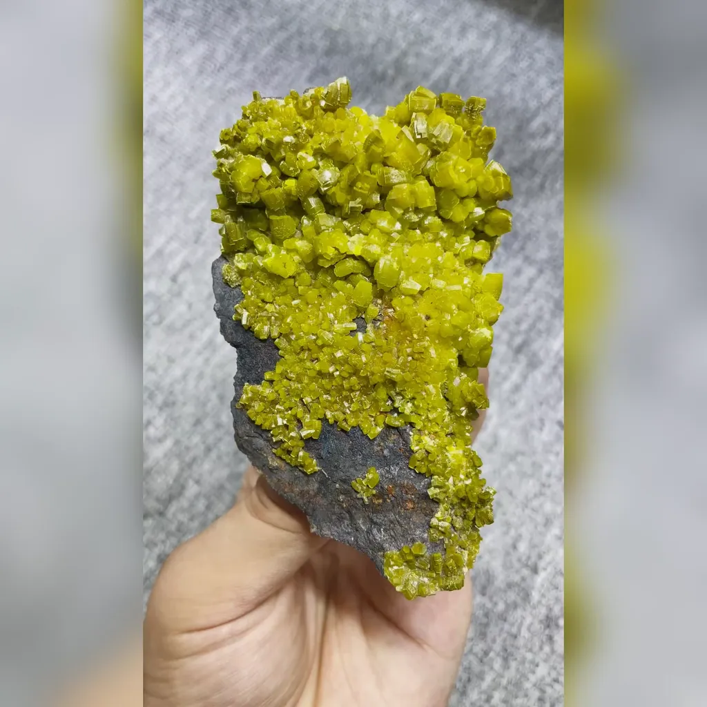 Natural Plumbogummite comes from Guangxi,China 60*100*25MM image