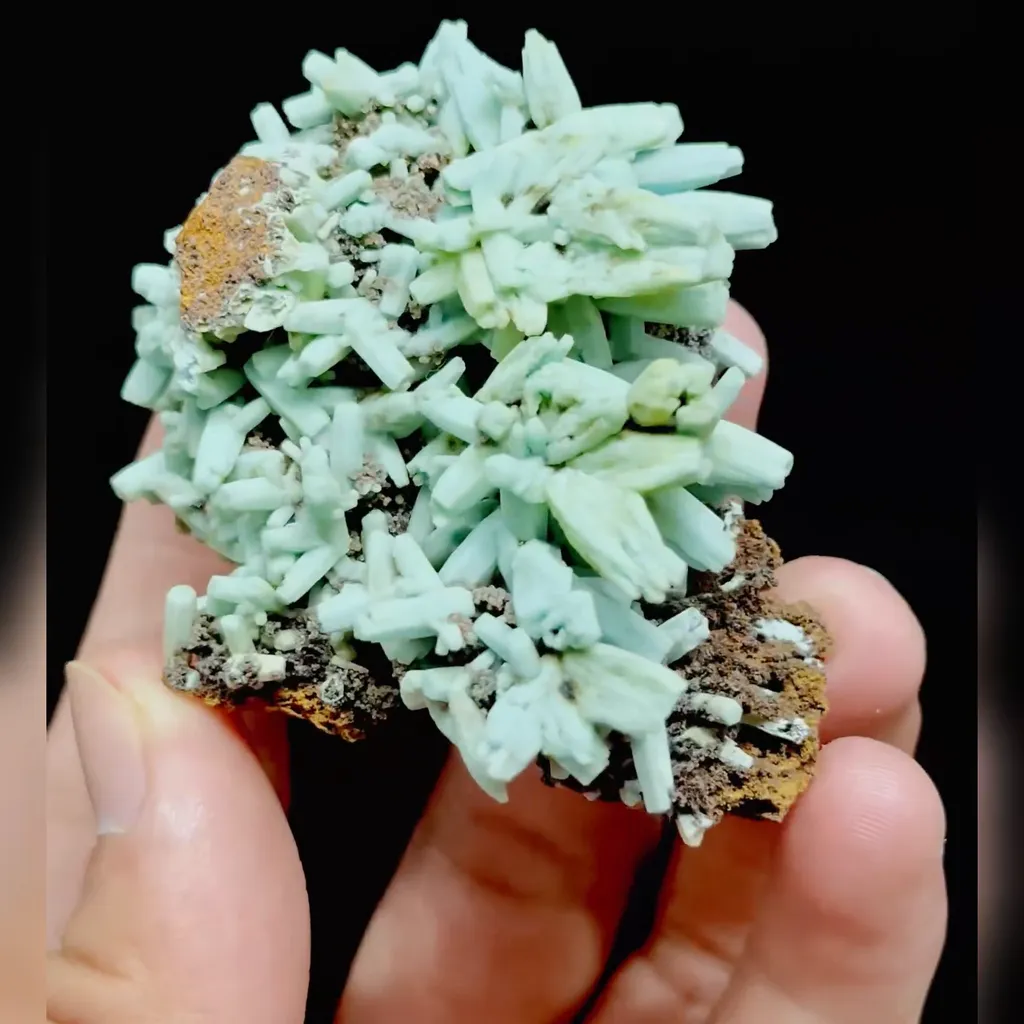 Natural Plumbogummite comes from Guangxi,China 60*55*35MM - image 2