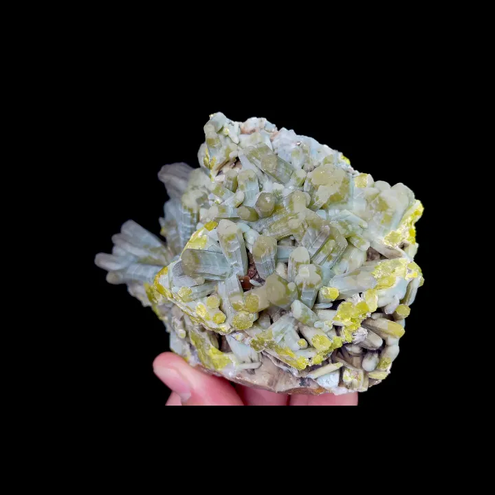 Natural Plumbogummite, Mineral Specimen:Guangxi,China (110*60*75MM) image