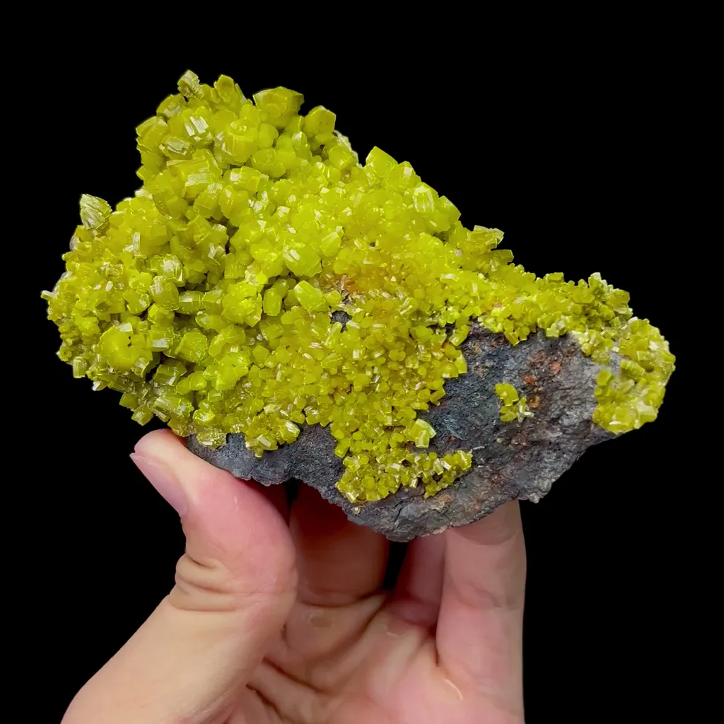 Natural Plumbogummite Mineral Specimen,High Quality Specimen,GUANGXI,CHINA(60*100*25mm) image