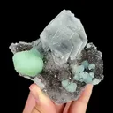 Natural Prehnite and Calcite, Mineral Specimen:Yunnan,China (90*85*50MM) - image 8