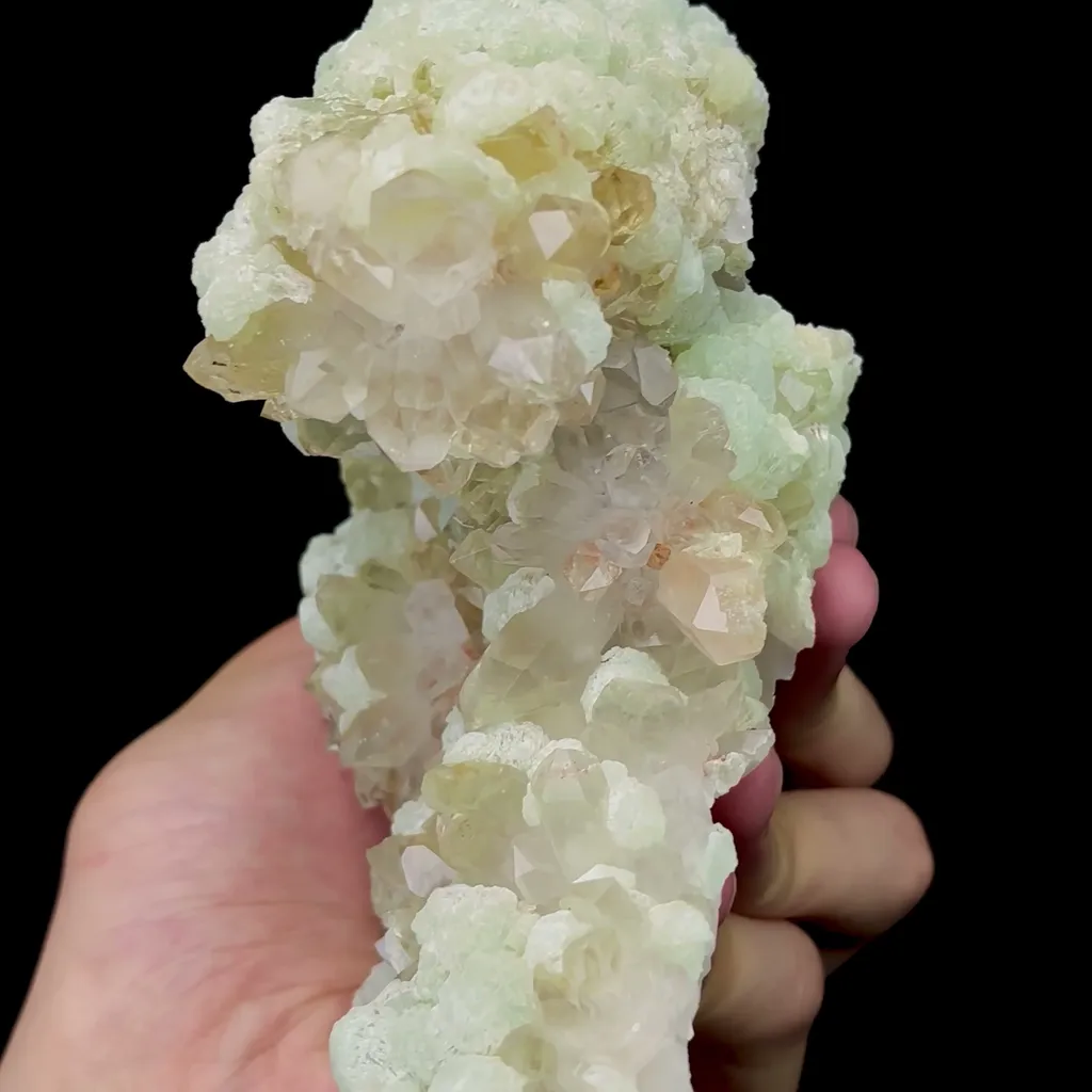 Natural Prehnite and Crystal Mineral Specimen,High Quality Specimen,ZHAOTONG,YUNNAN,CHINA(160*73*118mm) - image 3