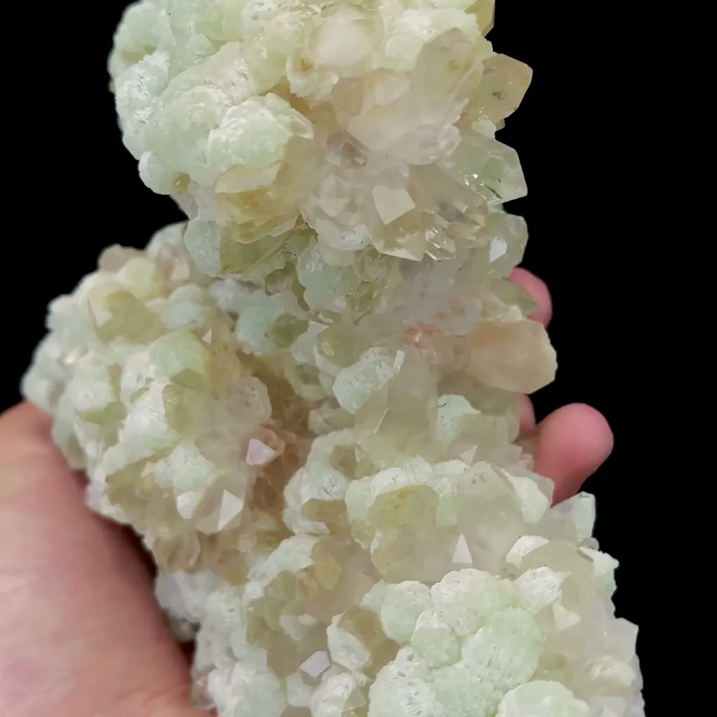 Natural Prehnite and Crystal Mineral Specimen,High Quality Specimen,ZHAOTONG,YUNNAN,CHINA(160*73*118mm) - image 2