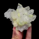 Natural Prehnite and Crystal Mineral Specimen,High Quality Specimen,ZHAOTONG,YUNNAN,CHINA(88*74*53mm) - image 1