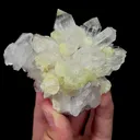 Natural Prehnite and Crystal Mineral Specimen,High Quality Specimen,ZHAOTONG,YUNNAN,CHINA(88*74*53mm) - image 2