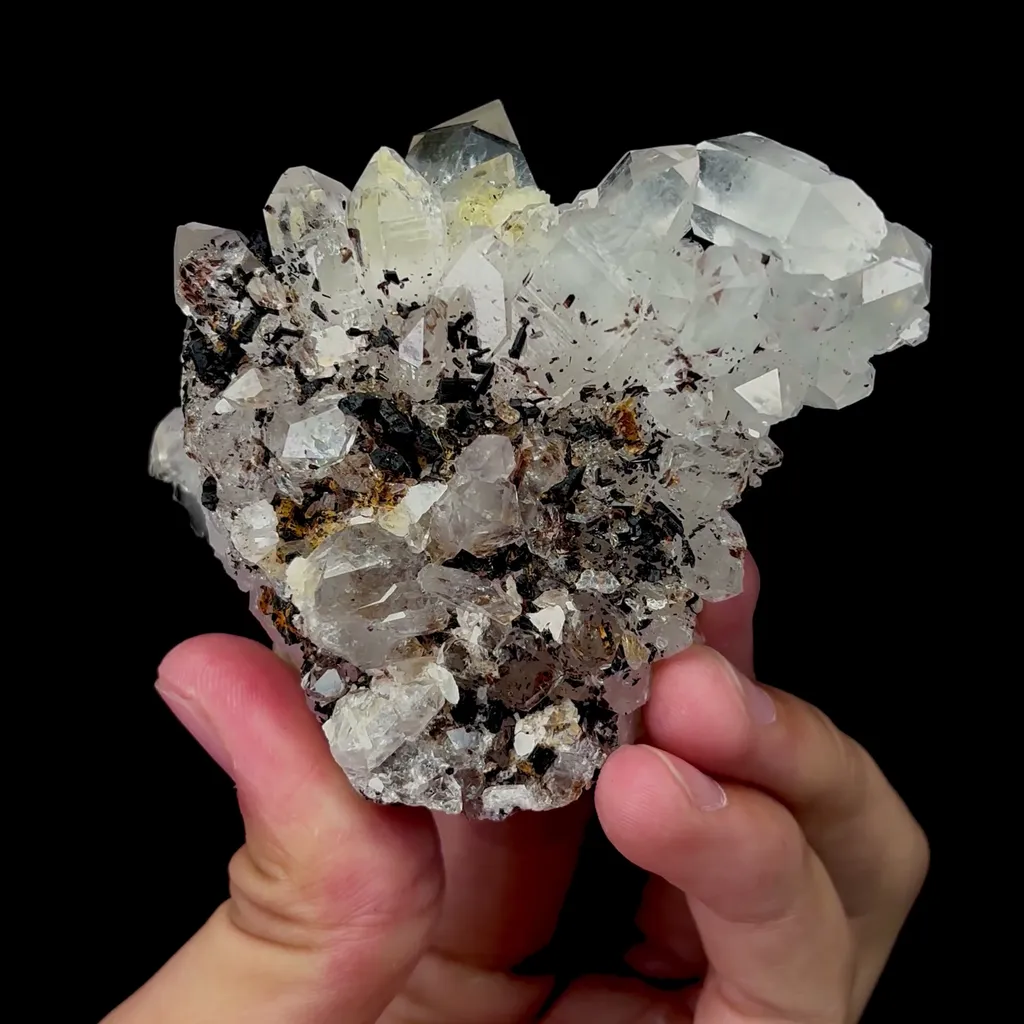 Natural Prehnite and Crystal Mineral Specimen,High Quality Specimen,ZHAOTONG,YUNNAN,CHINA(88*74*53mm) - image 4