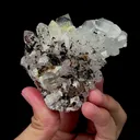 Natural Prehnite and Crystal Mineral Specimen,High Quality Specimen,ZHAOTONG,YUNNAN,CHINA(88*74*53mm) - image 4