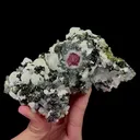 Natural Prehnite and Epidote Mineral Specimen,High Quality Specimen,ZHAOTONG,YUNNAN,CHINA(145*115*50mm) - image 1