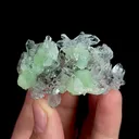 Natural Prehnite and Quartz Cluster, Mineral Specimen:Yunnan,China (55*30*30MM) - image 4
