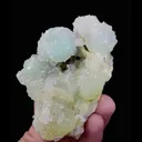 Natural Prehnite comes from Meigu,Sichuan 55*85*50MM - image 3