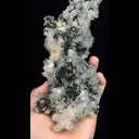 Natural Prehnite, Epidote and Quartz Cluster, Mineral Specimen:Sichuan,China (85*50*200MM) - image 2