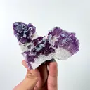 Natural Purple and Blue Cubic Fluorite, Mineral Specimen:Zhejiang,China (135*65*30MM) - image 4