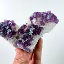 Natural Purple and Blue Cubic Fluorite, Mineral Specimen:Zhejiang,China (135*65*30MM) - image 3
