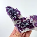 Natural Purple and Blue Cubic Fluorite, Mineral Specimen:Zhejiang,China (135*65*30MM) - image 2