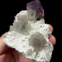 Natural Purple and Green Cubic Fluorite Mineral Specimen,High Quality Specimen,INNER MONGOLIA,CHINA(70*70*30mm) - image 5
