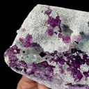 Natural Purple and Green Fluorite Cube Mineral Specimen,High Quality Bicolored Fluorite:ZheJiang(135*95*35mm) - image 4