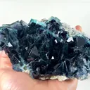 Natural Purple Blue Fluorite,Cube Mineral Specimen:YINDU (155*55*100mm) - image 3