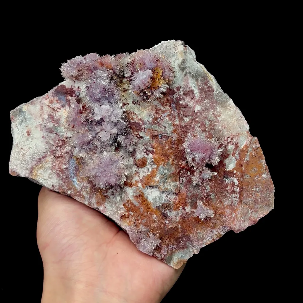 Natural Purple Creedite Mineral Specimen,High Quality Specimen,GUIZHOU,CHINA(158*122*43mm) - image 4