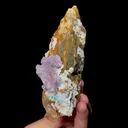 Natural Purple Creedite,Columnar Mineral Specimen:GUIZHOU (65*130*55mm) - image 2