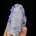 Natural Purple Cube Fluorite and Quartz Symbiosis comes from Yaogangxian,Hunan 50*45*65MM - image 4