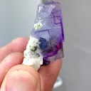 Natural Purple Cube Fluorite Hunan Yaogangxian 45*35*15 MM - image 2