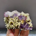 Natural Purple Cubes with Quartz and Mica symbiosis comes from Yaogaoxian,Hunan 90*65*50MM - image 3