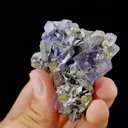 Natural Purple Cubic Fluorite and Arsenopyrite Symbiosis comes from Yaogangxian,Hunan 60*50*25MM - image 4