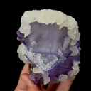 Natural Purple Cubic Fluorite and Calcite Mineral Specimen,High Quality Specimen,XIANGHUALING,HUNAN,CHINA(100*80*55mm) - image 3