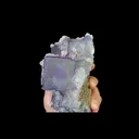 Natural Purple Cubic Fluorite and Calcite, Mineral Specimen:Xianghualing,Hunan (150*90*70MM) - image 5