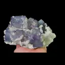 Natural Purple Cubic Fluorite and Calcite, Mineral Specimen:Xianghualing,Hunan (150*90*70MM) - image 6