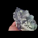 Natural Purple Cubic Fluorite and Calcite, Mineral Specimen:Xianghualing,Hunan (150*90*70MM) - image 4