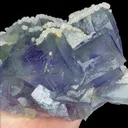 Natural Purple Cubic Fluorite and Calcite, Mineral Specimen:Yaogangxian,Hunan (190*125*90MM) - image 3