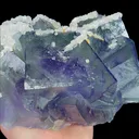 Natural Purple Cubic Fluorite and Calcite, Mineral Specimen:Yaogangxian,Hunan (190*125*90MM) - image 4