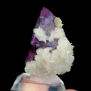 Natural Purple Cubic Fluorite and Calcite, Mineral Specimen:Yaogangxian,Hunan (25*25*40MM) - image 2