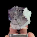 Natural Purple Cubic Fluorite and Calcite, Mineral Specimen:Yaogangxian,Hunan (30*30*25MM) - image 4