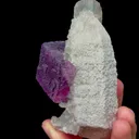 Natural Purple Cubic Fluorite and Candle Crystal Mineral Specimen,High Quality Specimen,YINDU,INNER MONGOLIA,CHINA(98*44*60mm) - image 4