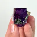 Natural Purple Cubic Fluorite and Dolomite, Mineral Specimen:Yaogangxian,Hunan (30*30*25MM) - image 5