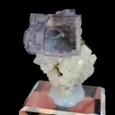 Natural Purple Cubic Fluorite and Dolomite, Mineral Specimen:Yaogangxian,Hunan (35*25*35MM) - image 4