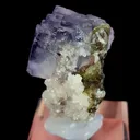 Natural Purple Cubic Fluorite and Dolomite, Mineral Specimen:Yaogangxian,Hunan (35*25*35MM) - image 3