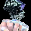 Natural Purple Cubic Fluorite and Jamstenite Coexists comes from Yaogangxian,Hunan 35*40*45mm - image 4