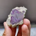 Natural Purple Cubic Fluorite and Mica Symbiosis comes from Yaogangxian,Hunan 55*50*30MM - image 3
