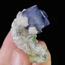 Natural Purple Cubic Fluorite and Mica,Mineral Specimen:Yaogangxian,Hunan (30*45*30MM) - image 5
