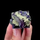 Natural Purple Cubic Fluorite and Pyrite Mineral Specimen,High Quality Specimen,YINDU,INNER MONGOLIA,CHINA(46*48*35mm) - image 4