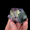 Natural Purple Cubic Fluorite and Pyrite Mineral Specimen,High Quality Specimen,YINDU,INNER MONGOLIA,CHINA(46*48*35mm) - image 2